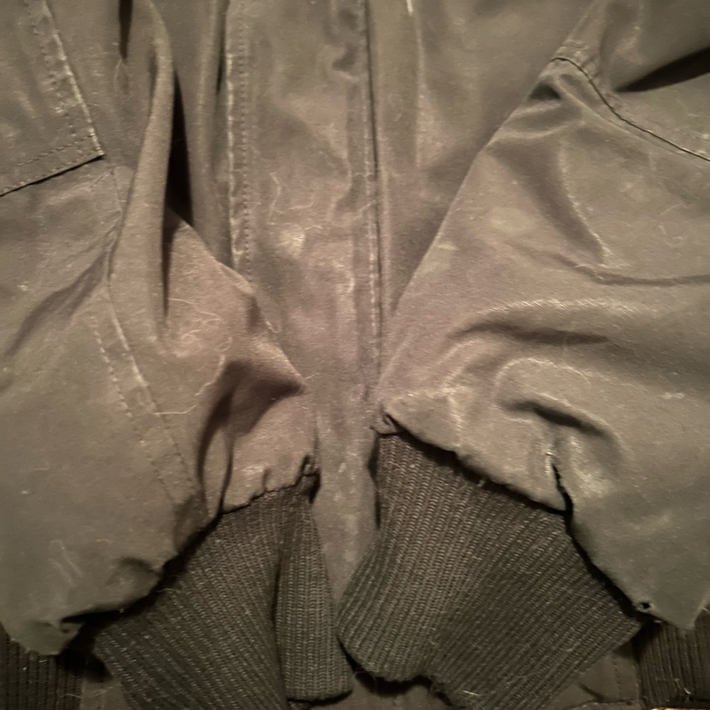 Men's Black Hooded Jacket - Picture 4 of 10